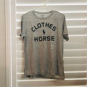 NWT Polo by Ralph Lauren “Clothes Horse” t-shirt M